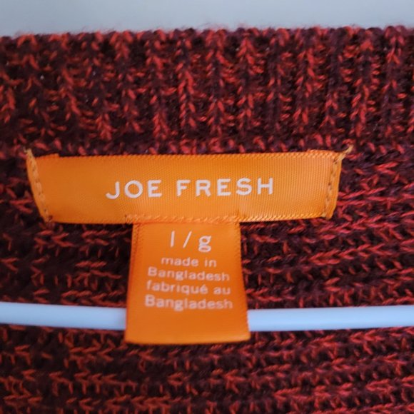 Joe Fresh Red Knit Sweater - Picture 2 of 3